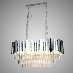 Furniture Imports LTD Oval Led Chandelier Ceiling Light