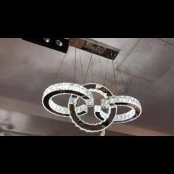 Furniture Imports LTD Rings Led Chandelier Ceiling Light