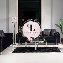 TURKISH DUBAI SOFA COLLECTION Elmira 3+2 Range Plush Velvet - Choose Combination