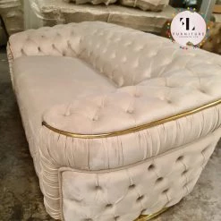 Furniture Imports LTD DUBAI SOFA COLLECTION Ambassador 3+2 Seater Plush Velvet