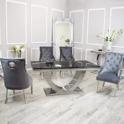 Furnish365 Arial Dining Table With Majestic Dining Chairs 14 Furnish365 Arial Dining Table With Majestic Dining Chairs