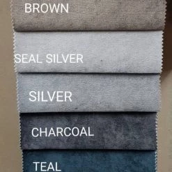 FIL BED COLLECTION Arizona High Headboard Chesterfield Bedframe Crushed Velvet