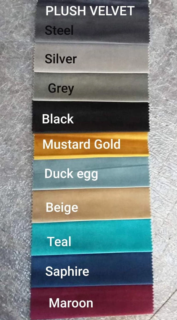 BEDFRAME SAMPLE - Plush Velvet Fabric Sample