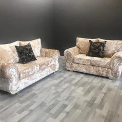 Velvetsofa RINO LUSTRO CRUSHED VELVET SOFA RANGE 21 Velvetsofa RINO LUSTRO CRUSHED VELVET SOFA RANGE