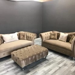 Velvetsofa RAPHAEL FRENCH VELVET SOFA RANGE SOFAS