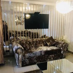 Velvetsofa RICHMOND'S CHESTERFIELD LUSTRO CRUSHED VELVET SOFA RANGE