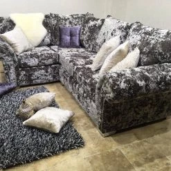 Velvetsofa Duresta Lustro Crushed Velvet Sofa Range SOFAS