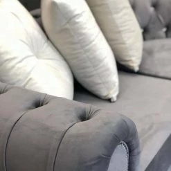 Velvetsofa RICHMOND'S CHESTERFIELD LUSTRO CRUSHED VELVET SOFA RANGE