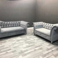 Velvetsofa RAPHAEL FRENCH VELVET SOFA RANGE SOFAS