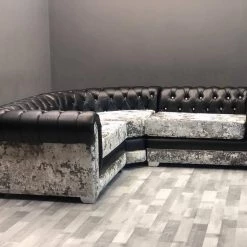 Velvetsofa RICHMOND'S CHESTERFIELD LUSTRO CRUSHED VELVET SOFA RANGE