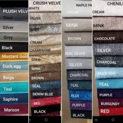 FIL ARIZONA BED IN PLUSH VELVET