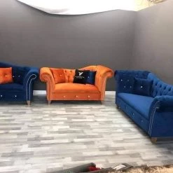 Velvetsofa RAPHAEL FRENCH VELVET SOFA RANGE SOFAS