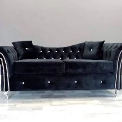 Velvetsofa ONYX FRENCH VELVET SOFA RANGE SOFAS