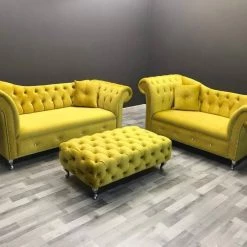 Velvetsofa RAPHAEL FRENCH VELVET SOFA RANGE SOFAS