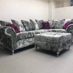 Velvetsofa Duresta Lustro Crushed Velvet Sofa Range SOFAS
