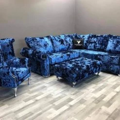 Velvetsofa PREMIUM SOFAS BALMEIN EXCLUSIVE LUSTRO CRUSHED VELVET SOFA RANGE 31 Velvetsofa PREMIUM SOFAS BALMEIN EXCLUSIVE LUSTRO CRUSHED VELVET SOFA RANGE