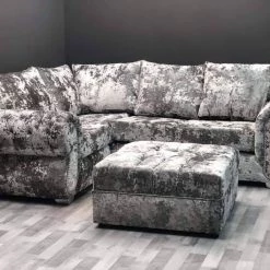 Velvetsofa RINO LUSTRO CRUSHED VELVET SOFA RANGE 30 Velvetsofa RINO LUSTRO CRUSHED VELVET SOFA RANGE