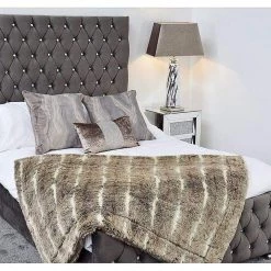 Furniture Imports LTD Majestic Plush Velvet Bed