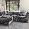 Furniture Imports LTD POUFFE/ SOFA FOOTSTOOL Square Lustro Sofa Footstool