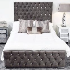 Furniture Imports LTD Majestic Plush Velvet Bed