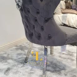 Furniture Imports LTD Valentino Arianna Grey Marble Dining Table Set