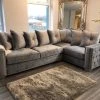 Velvetsofa SOFAS VOGUE LUSTRO CRUSHED VELVET SOFA RANGE