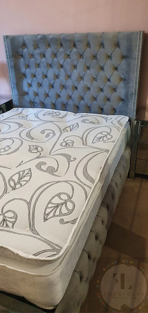 Furniture Imports LTD BED COLLECTION Luxe Curved Wingback Plush Velvet Bed 21 Furniture Imports LTD BED COLLECTION Luxe Curved Wingback Plush Velvet Bed