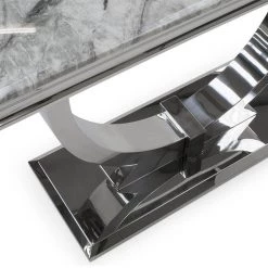 Furniture Imports LTD CONSOLE TABLES Arianna Grey Marble Console Table