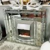 ASR INTERIOR FIREPLACE/FIRE SURROUND Lucy Crushed Diamond Mirrored Fire Place 2 ASR INTERIOR FIREPLACE/FIRE SURROUND Lucy Crushed Diamond Mirrored Fire Place