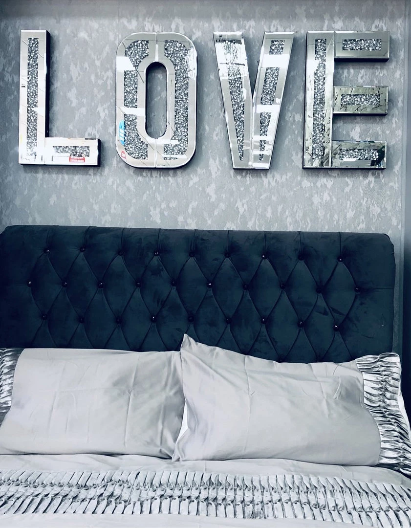 ASR Crushed Diamond LOVE Letters Love Sign WALL ART 3 ASR Crushed Diamond LOVE Letters Love Sign WALL ART