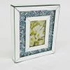 ASR INTERIOR MIRRORED FURNITURE Crushed Large Photo Frame