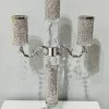 ASR INTERIOR Crystal Crushed Candelabra 3 Arm SALE ITEMS