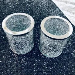 ASR INTERIOR HOUSE HOLD ORNAMENTS + STATUES Crystal Makeup Brush Holder