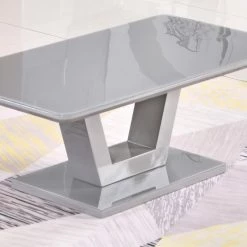 ASR INTERIOR Tenerife Grey Console Table