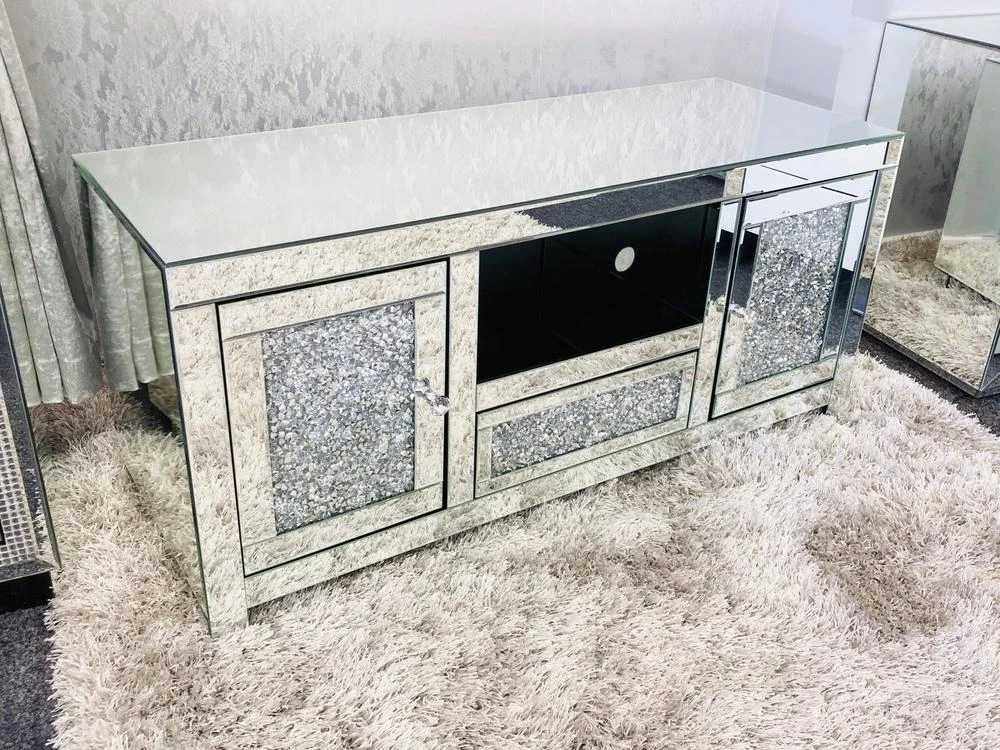 ASR INTERIOR Crushed Diamond TV Unit 3 ASR INTERIOR Crushed Diamond TV Unit