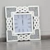 Crushed Diamond Square Wall Clock