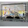ASR INTERIOR Crushed Diamond Wall Mirror 80/120