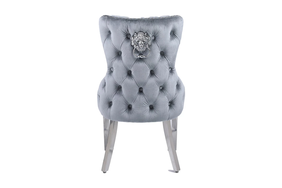 Furniture Imports LTD Victoria Grey Silver Dining Chair 3 Furniture Imports LTD Victoria Grey Silver Dining Chair
