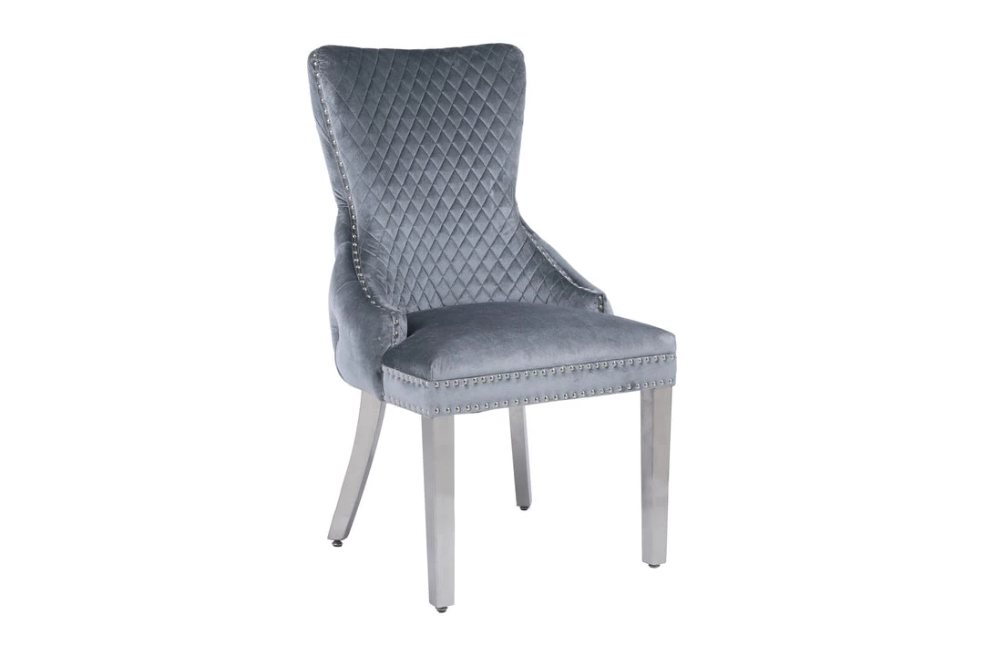 Furniture Imports LTD Victoria Grey Silver Dining Chair 4 Furniture Imports LTD Victoria Grey Silver Dining Chair