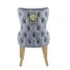 Furniture Imports LTD Victoria Grey & Gold Dining Chair 1 Furniture Imports LTD Victoria Grey & Gold Dining Chair