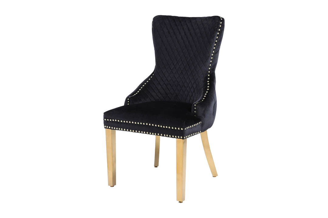 Furniture Imports LTD Victoria Black & Gold Dining Chair 3 Furniture Imports LTD Victoria Black & Gold Dining Chair