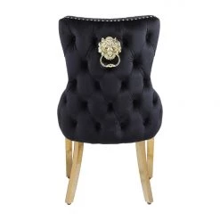 Furniture Imports LTD Victoria Black & Gold Dining Chair 7 Furniture Imports LTD Victoria Black & Gold Dining Chair