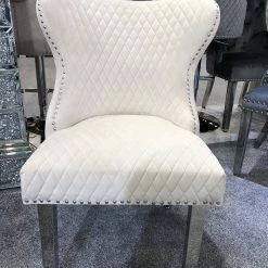 Furniture Imports LTD ALL DINING TABLE SET Valentino Imperial Grey Solid Marble Dining Table Set + Valentino Chairs