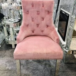 Furniture Imports LTD Majestic Dining Chairs Grey Black Cream Silver Pink