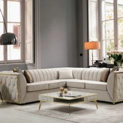 TURKISH Florence Corner Sofa Range In Plush Velvet
