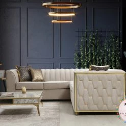 TURKISH Florence Corner Sofa Range In Plush Velvet