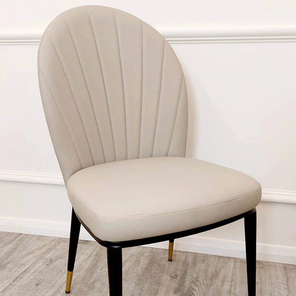 Furniture Imports LTD DINING CHAIRS Etta Light Grey Leather Dining Chair 4 Furniture Imports LTD DINING CHAIRS Etta Light Grey Leather Dining Chair