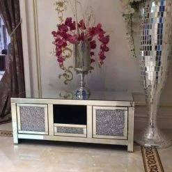 ASR INTERIOR Crushed Diamond TV Unit