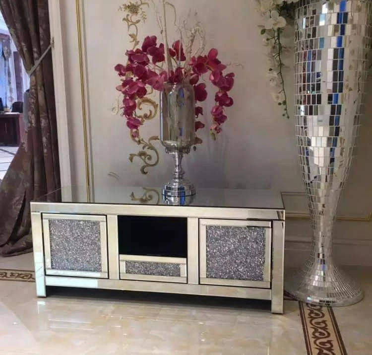 ASR INTERIOR Crushed Diamond TV Unit 4 ASR INTERIOR Crushed Diamond TV Unit