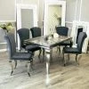 FIL ALL DINING TABLE SET Imperial Dining Set Plus Crushed Velvet & Velvet Dining Chairs